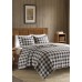  Buffalo Check Reversible 3-Pc. Oversized  Quilt Mini Set ,Full/Queen, Beige