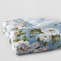 1872 Bedding Serena Duvet Cover, King, Blue