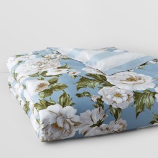 1872 Bedding Serena Duvet Cover, King, Blue