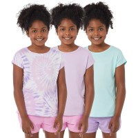 32 Degrees Cool Youth 3-pack Tee, Purple, X-Small (5/6)