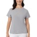 Ladies' Cotton Blend Tee, 3-pack, White, X-Large