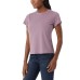  Ladies' Cotton Blend Tee, 3-pack, White, Medium