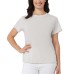  Ladies' Cotton Blend Tee, 3-pack, Black, Medium