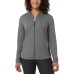  Ladies' Full Zip, 2-Pack, Gray, 3X