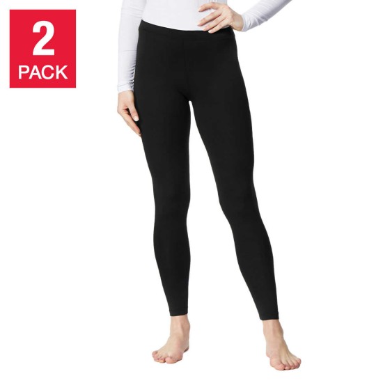  Ladies' Heat Pant, 2-pack, One Color, Large