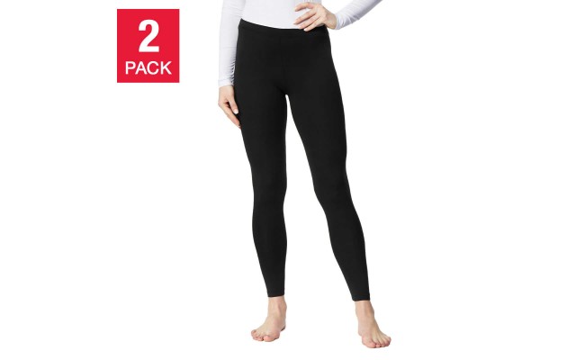  Ladies' Heat Pant, 2-pack, One Color, Large