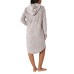  Ladies' Hooded Lounger, Gray, Small/Medium