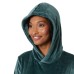  Ladies' Hooded Lounger, Blue, Small/Medium