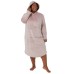  Ladies' Hooded Lounger, Pink, Small/Medium