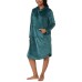  Ladies' Hooded Lounger, Blue, Small/Medium