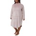  Ladies' Hooded Lounger, Pink, Small/Medium