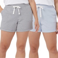 32 Degrees Ladies' Short, 2-pack, Gray, Medium