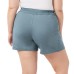  Ladies' Side Pocket Short, Blue, XX-Large