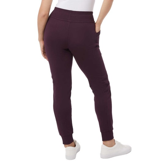  Ladies' Side Pocket Jogger, Purple, Medium