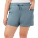  Ladies' Side Pocket Short, Blue, XX-Large