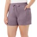  Ladies' Side Pocket Short, Purple, X-Large
