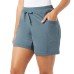  Ladies' Side Pocket Short, Blue, XX-Large