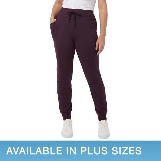  Ladies' Side Pocket Jogger, Purple, Medium