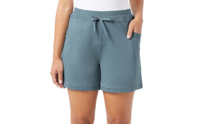 Ladies' Side Pocket Short, Blue, XX-Large