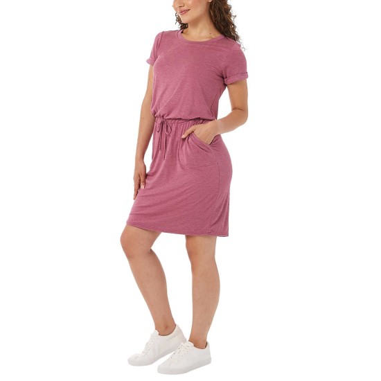  Ladies' Soft Lux Dress, Pink, Large