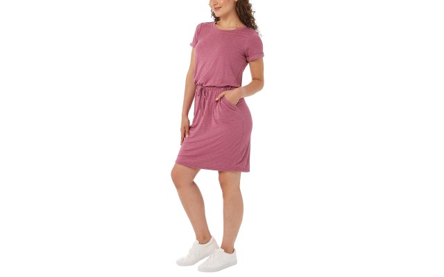  Ladies' Soft Lux Dress, Pink, Medium