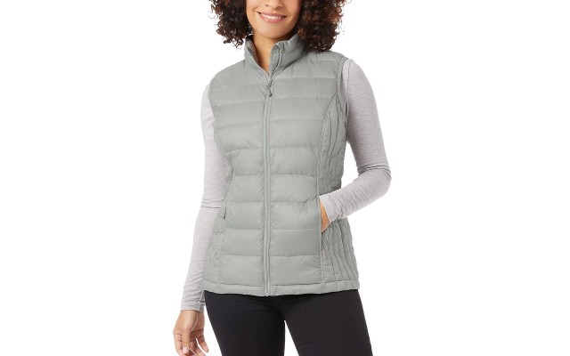  Ladies' Vest, Green, Large