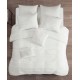  Jenda Queen 8 Piece Comforter Set Bedding, White