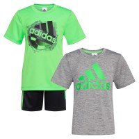 adidas Kids' 3-piece Set, Green, 4T