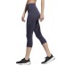  Ladies' 3-Stripe Capri, Blue, Medium