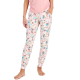  Womens Ultra-Soft Knit Jogger Pajama Pants, Multi Tropical, XX-Large