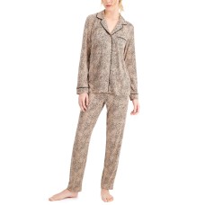 Alfani Women's Ultra-Soft Printed Pajama Sets