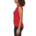  Ladies' Ruffle Sleeve Blouse, Red, X-Large