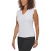  Ladies' Ruffle Sleeve Blouse, White, XX-Large