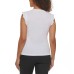  Ladies' Ruffle Sleeve Blouse, White, XX-Large