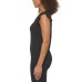  Ladies' Ruffle Sleeve Blouse, Black, XX-Large