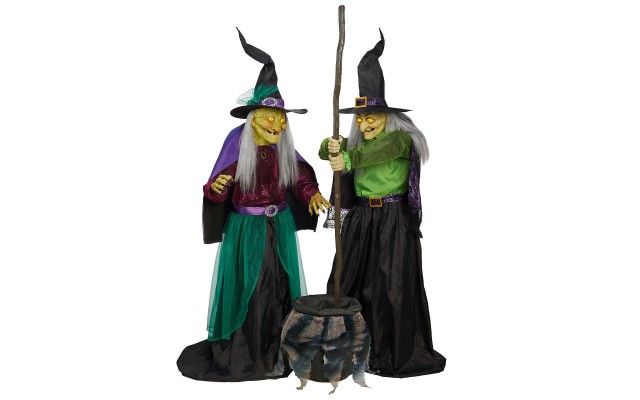 Animated Cauldron Witches
