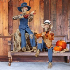 Animated Dueling Fiddler Skeletons
