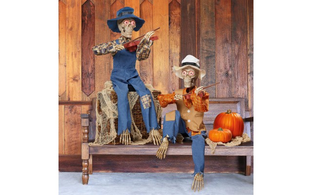 Animated Dueling Fiddler Skeletons