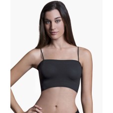 Annette Women’s Reversible Bandeau, Black/Nude, Small