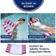  Aqua Original 4-in-1 Monterey Hammock Pool Float & Water Hammock – Multi-Purpose, Inflatable Pool Floats for Adults – Patented Thick, Non-Stick PVC Material – Navy, Pink – Hammock, Pool Float