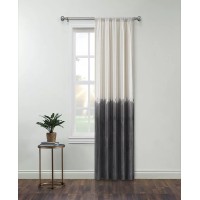 B. Smith Lisbeth Light Filtering Rod Pocket Curtain Panel By Nefeli, 96″ x 52″