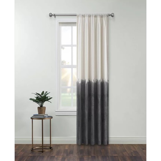 B. Smith Lisbeth Light Filtering Rod Pocket Curtain Panel By Nefeli, 96″ x 52″