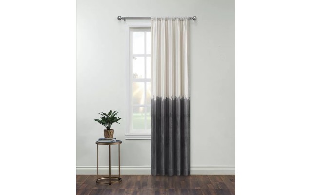 B. Smith Lisbeth Light Filtering Rod Pocket Curtain Panel By Nefeli, 96″ x 52″
