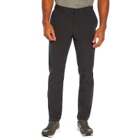 Banana Republic Men's Flat Front Pant, Black, 38 x 34