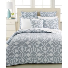 Barbara Barry Poetical Denim King Comforter Set Bedding, Blue