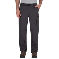 BC Clothing Men's Convertible Pant, Gray, XX-Large x 30