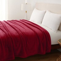 Berkshire Life LuxeLoft Blanket, Twin, Red, Twin