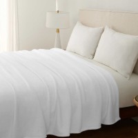 Berkshire Life LuxeLoft Blanket, Twin, White, Twin