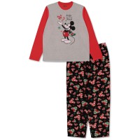Briefly Stated Matching Mens Mickey Mouse Family Pajama Set, Assorted, Small