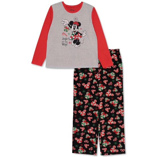  Matching Women’s Minnie Mouse Family Pajama Set, Large
